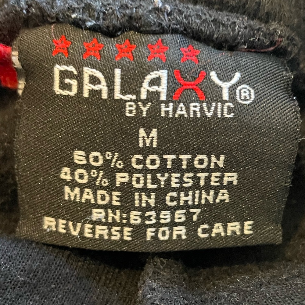 Galaxy By Harvic Men's Slim Fit Jogger Pants in Black-Size Medium. - Picture 11 of 13